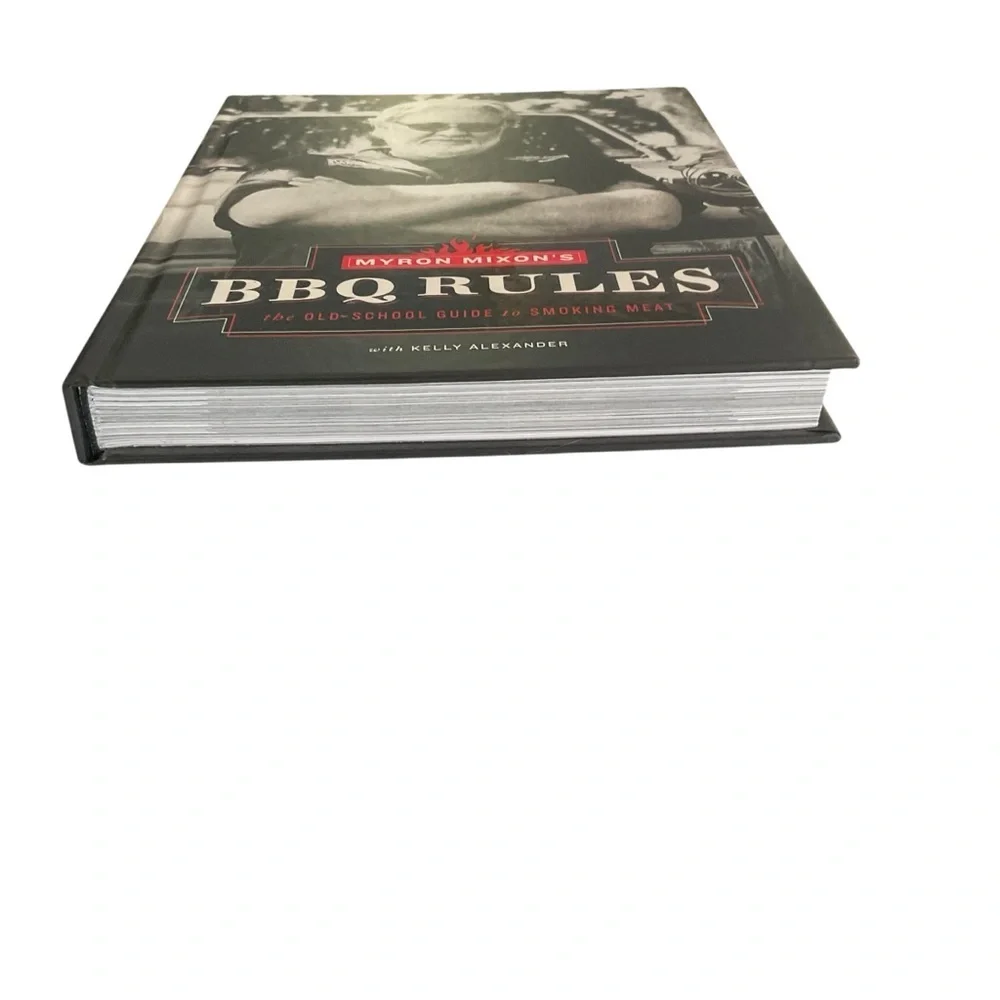Myron Mixon BBQ Rules Hardcover Smoker Cookbook Guide